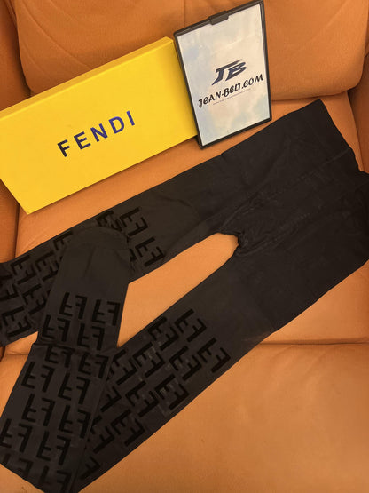 Meia-calça Fendi com logotipo FF e alta elasticidade