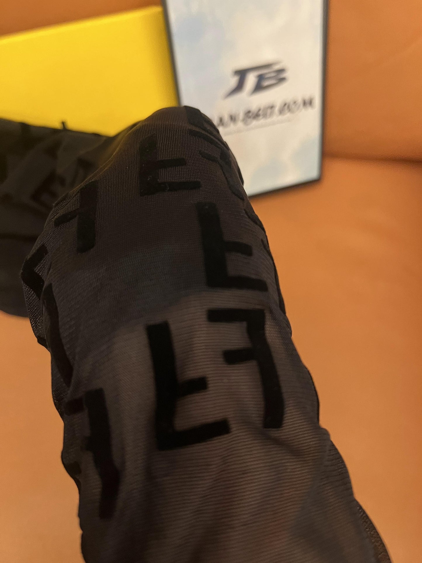 Meia-calça Fendi com logotipo FF e alta elasticidade