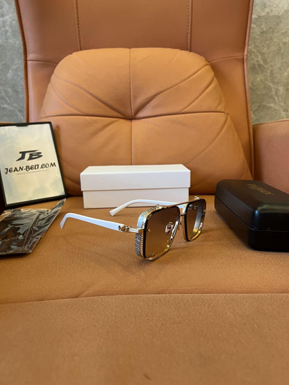 Balmain Paris Gold Aviator Sunglasses