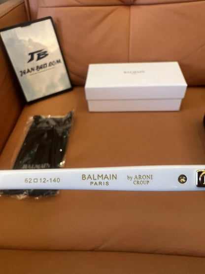 Balmain Paris Gold Aviator Sunglasses