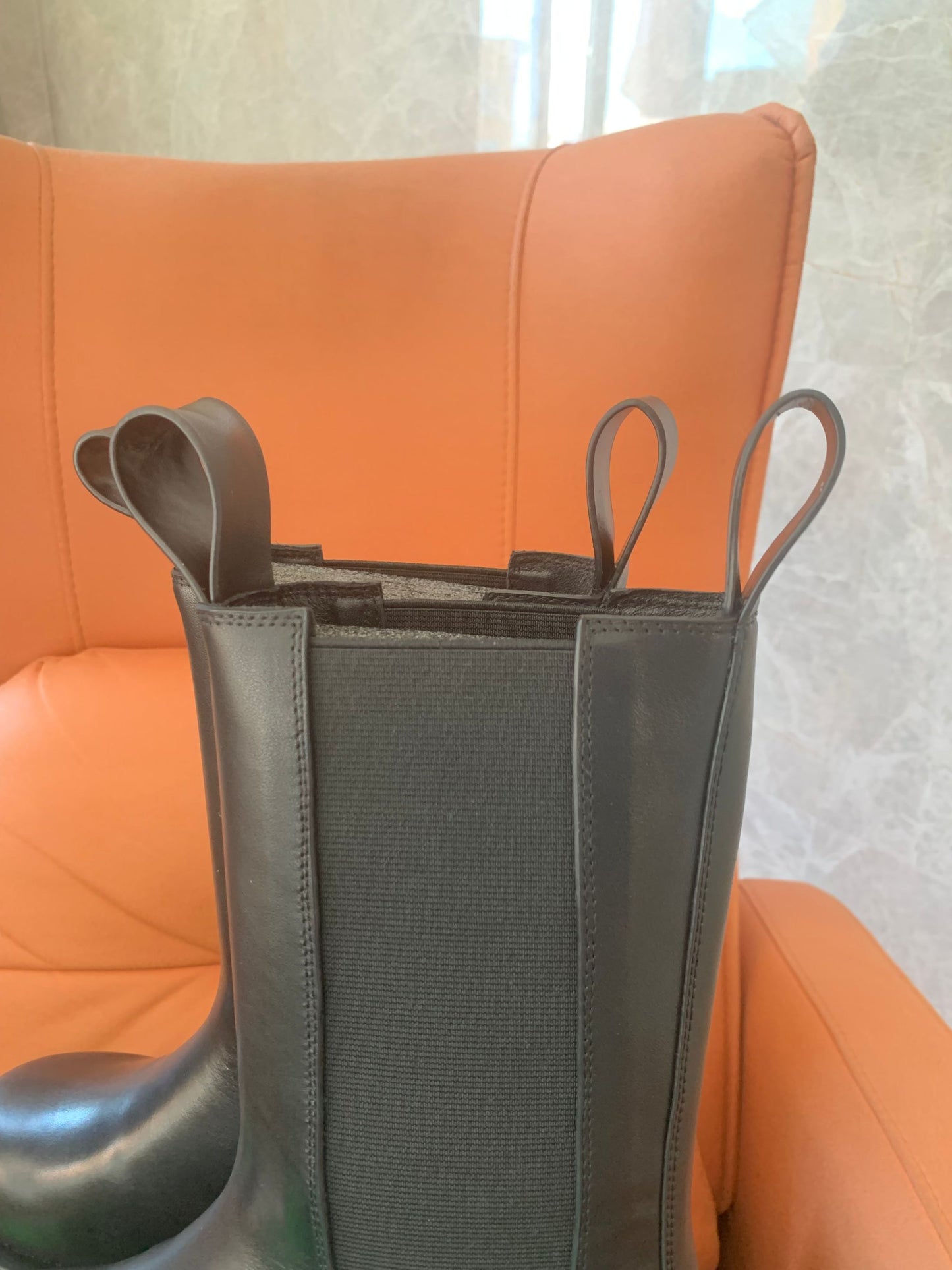 Bottega Venata Chelsea Boots Black