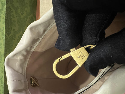 Sac seau Gucci marmont blanc