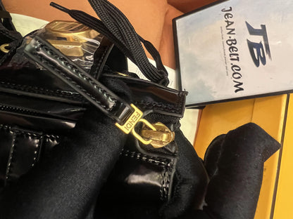 Botas moteras Fendi en color negro