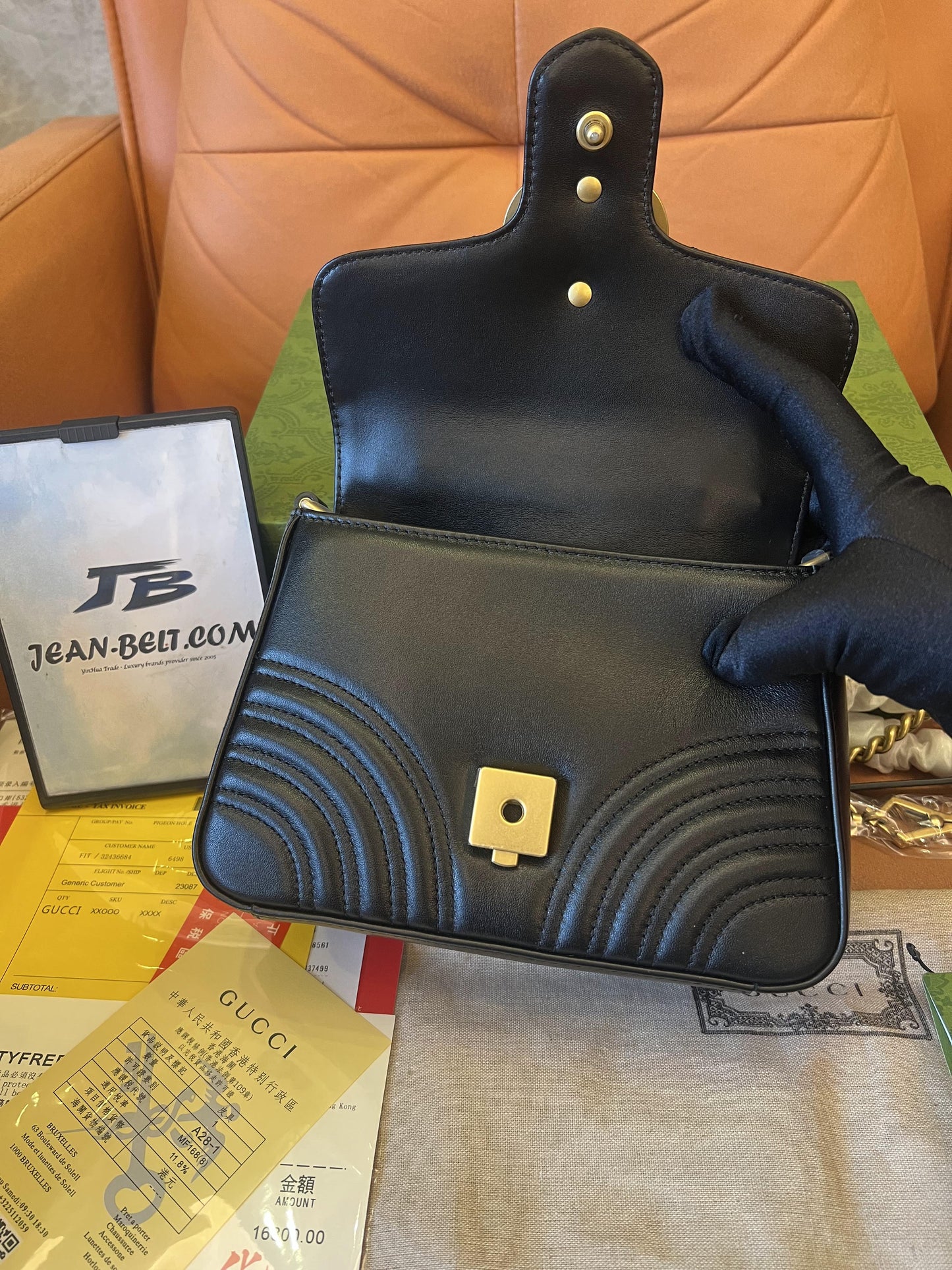 Sac à main Gucci marmont noir