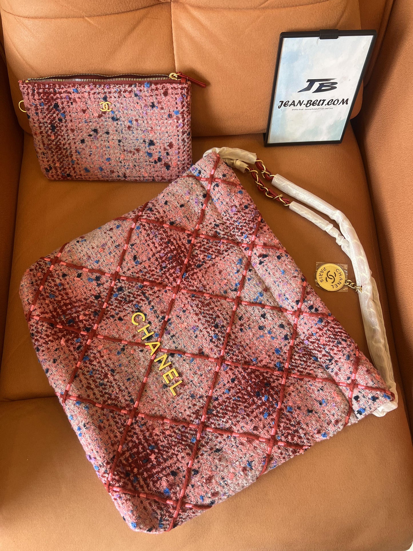 Bolso de compras Chanel as3261 rosa intenso