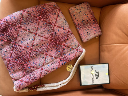 Bolso de compras Chanel as3261 rosa intenso