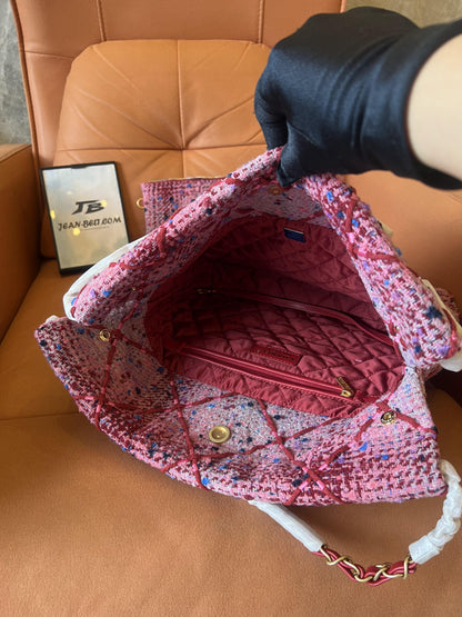 Bolso de compras Chanel as3261 rosa intenso