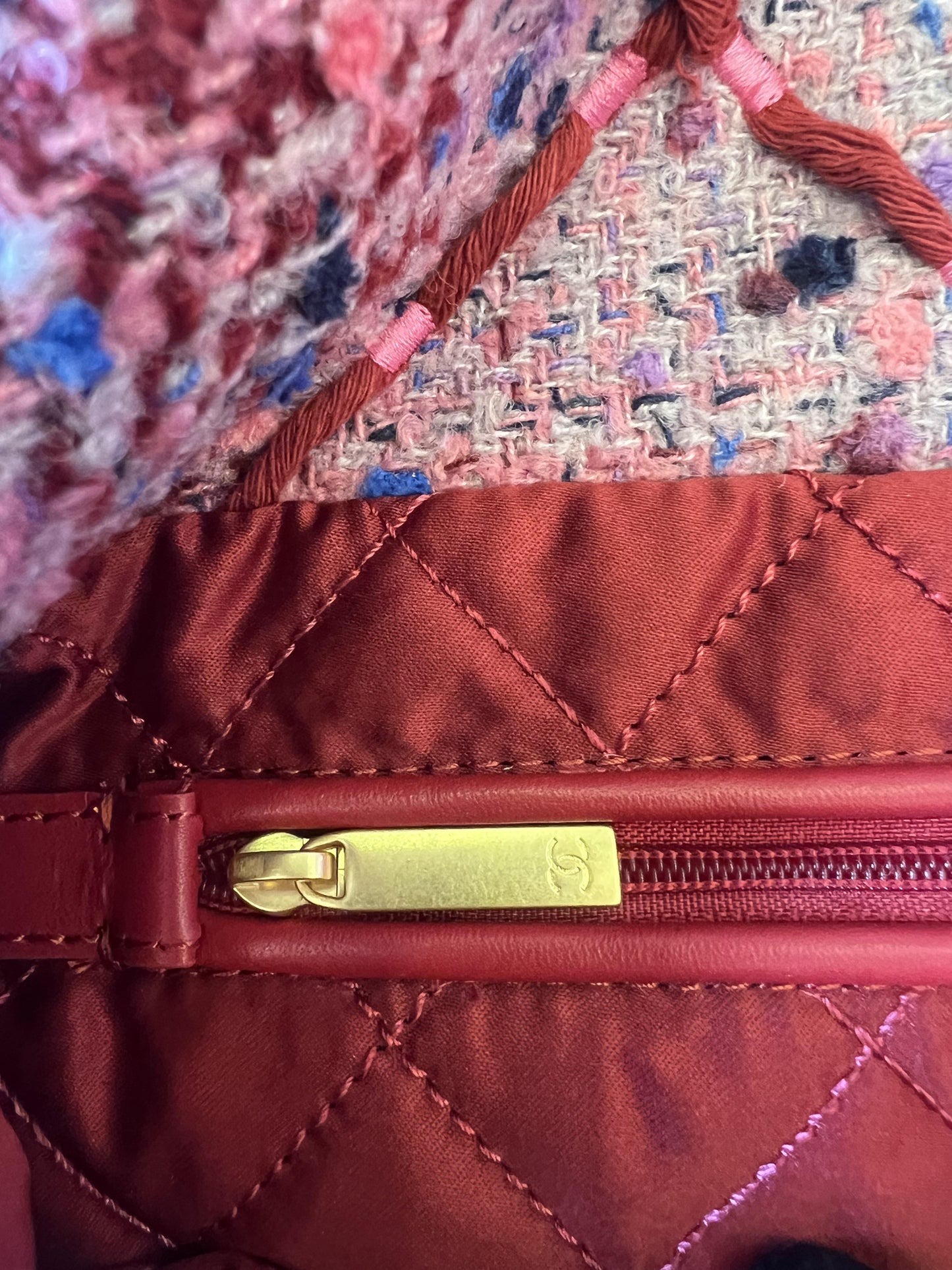 Bolso de compras Chanel as3261 rosa intenso