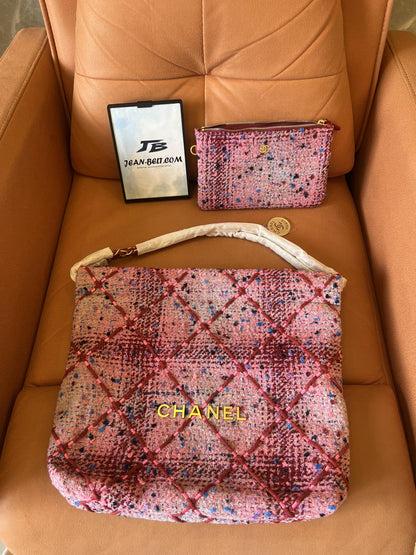 Bolso de compras Chanel as3261 rosa intenso