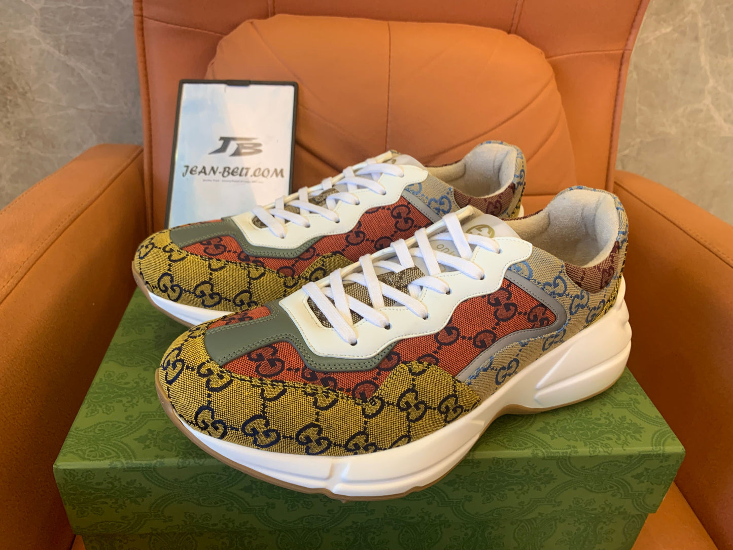 Gucci Rhyton GG multi laranja