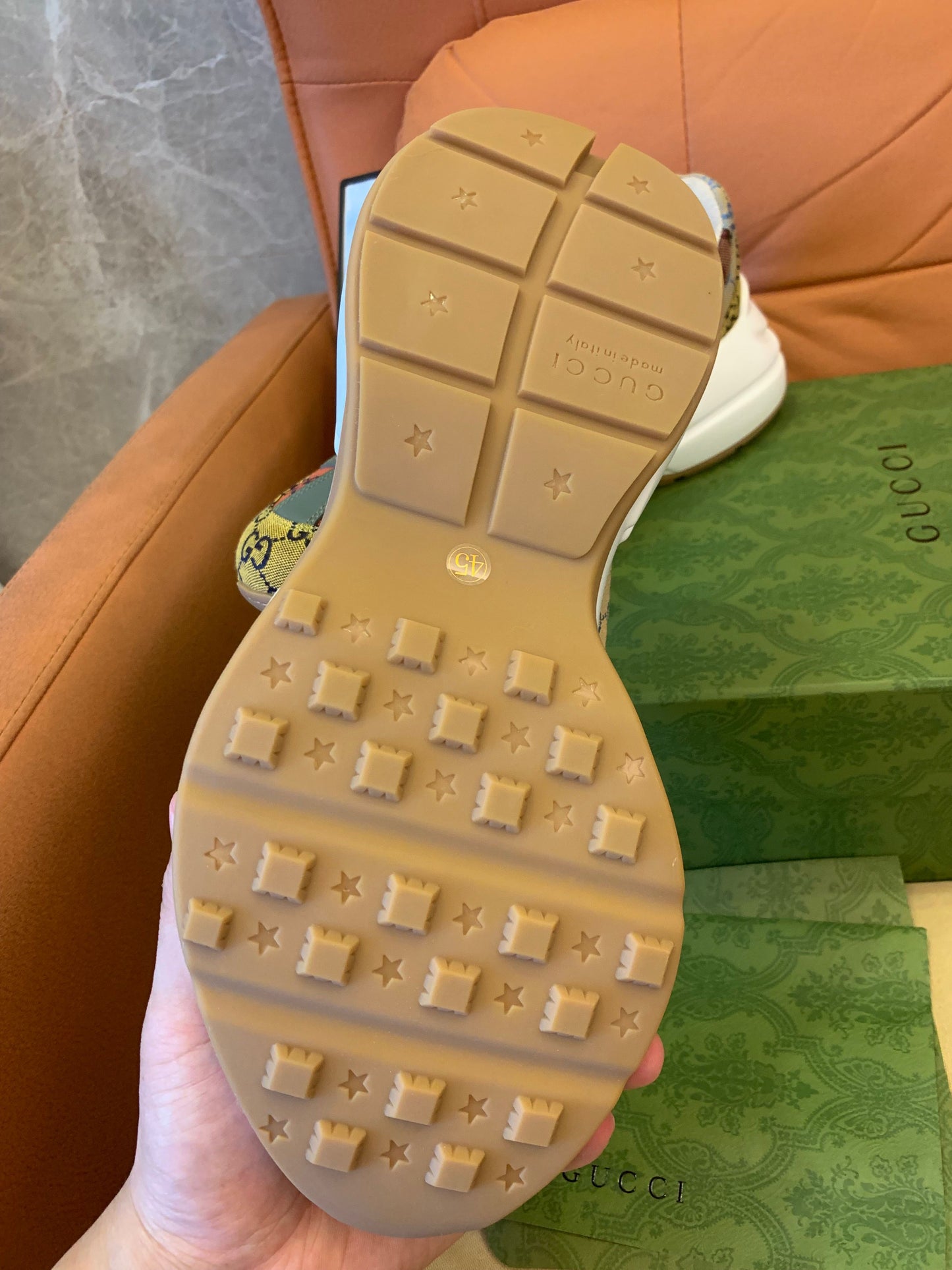 Gucci Rhyton GG multi laranja