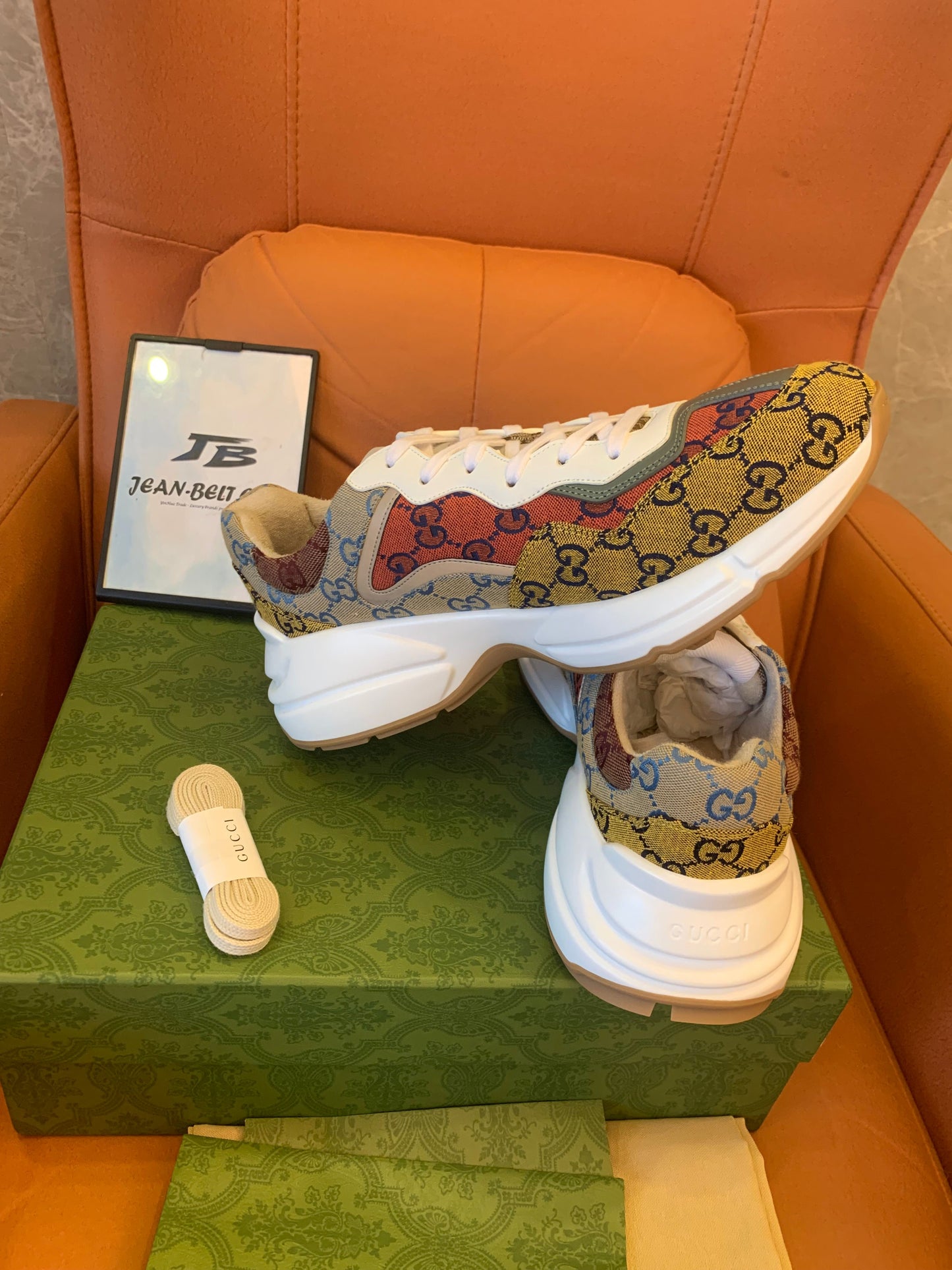 Gucci Rhyton GG multi laranja