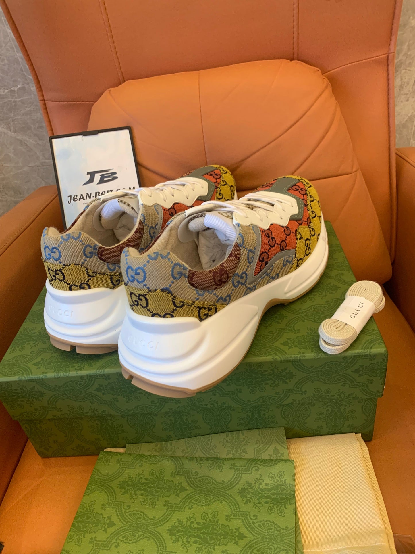 Gucci Rhyton GG multi laranja