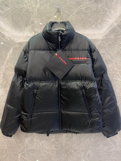 Prada black puffer jacket