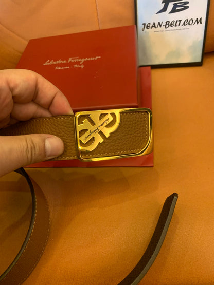 Cinto gancini reversível Salvatore Ferragamo