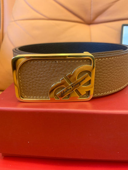 Cinto gancini reversível Salvatore Ferragamo