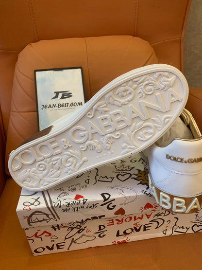 Dolce & Gabbana calfskin nappa Portofino sneakers