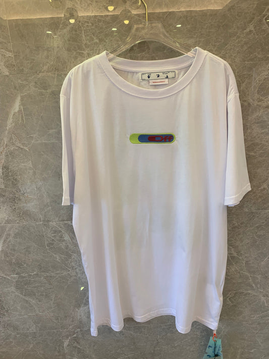 Off-White™ leaf arrow graphic t-shirt in white