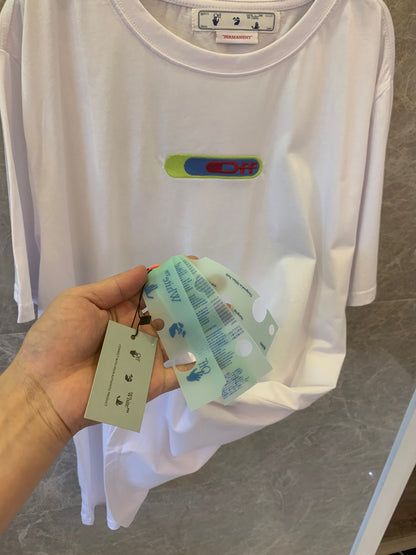 Off-White™ leaf arrow graphic t-shirt in white