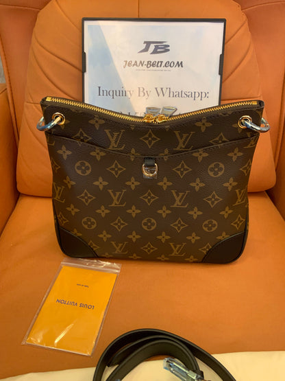 Bolso bandolera Louis Vuitton Odeon PM Monogram Noir