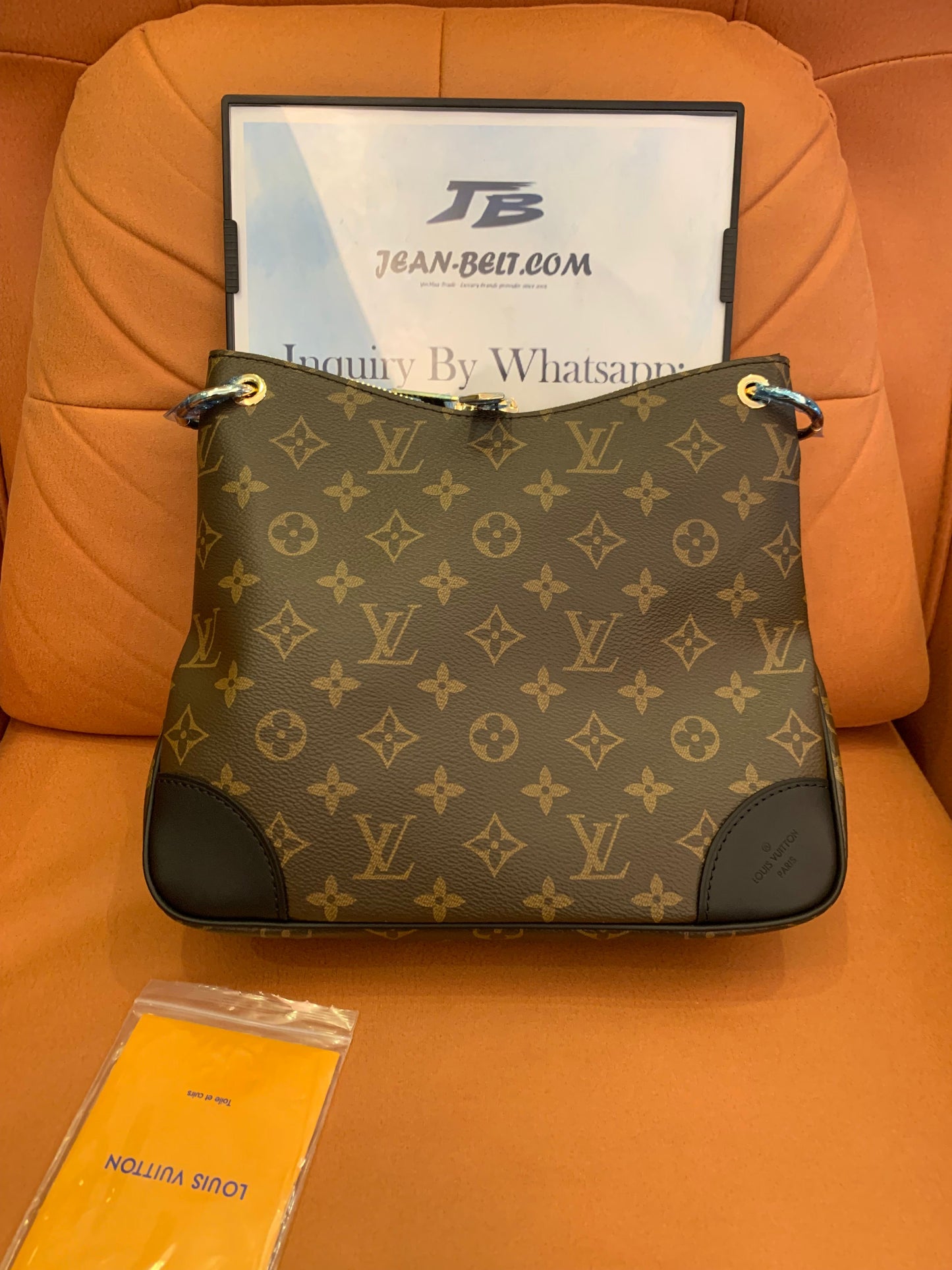 Bolso bandolera Louis Vuitton Odeon PM Monogram Noir
