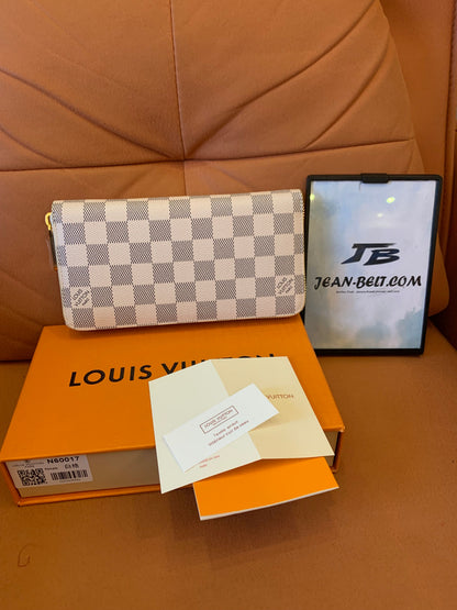 Carteira zippy Louis Vuitton Damier Azur