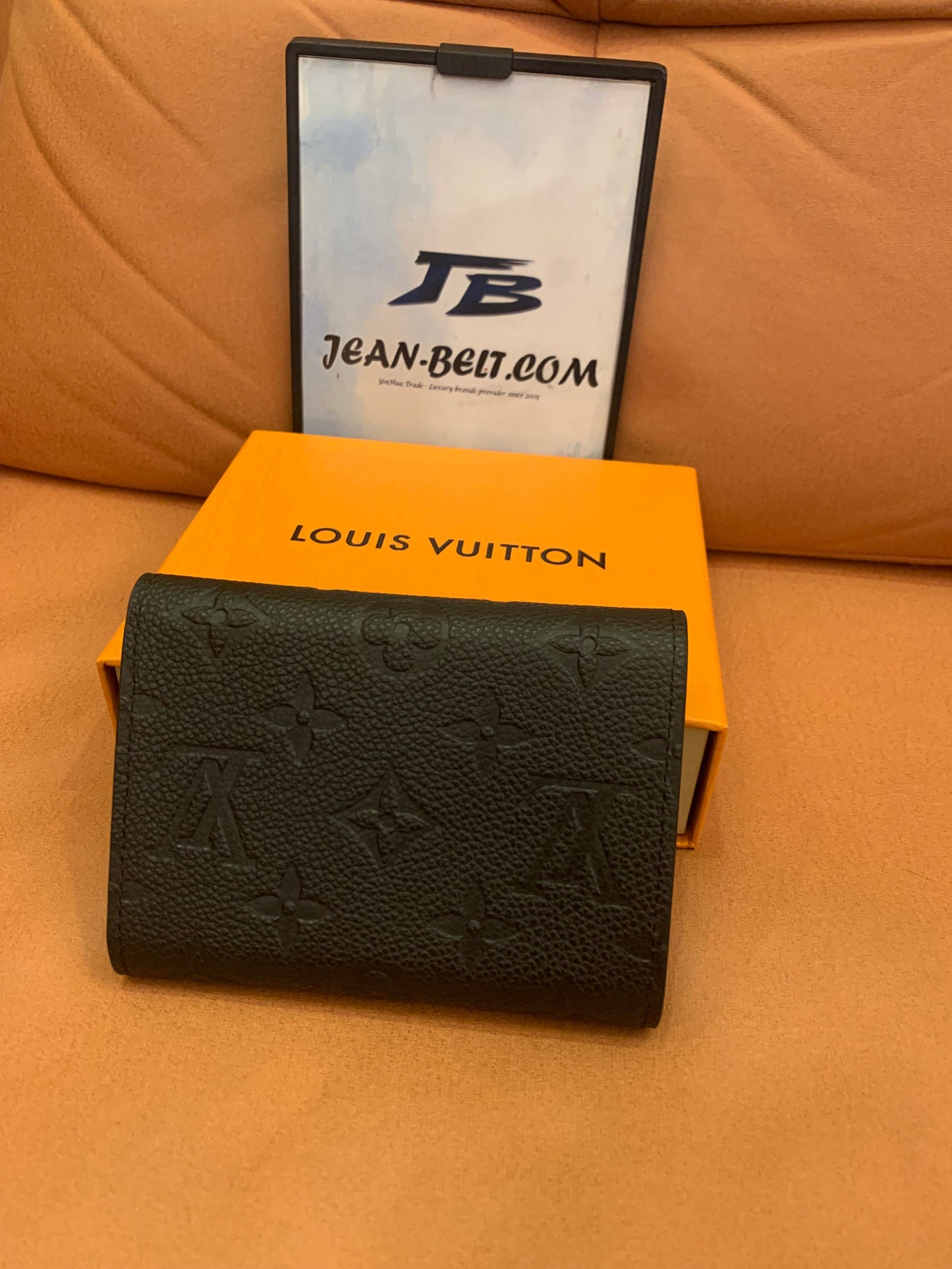 Louis Vuitton monogram empreinte compact wallet