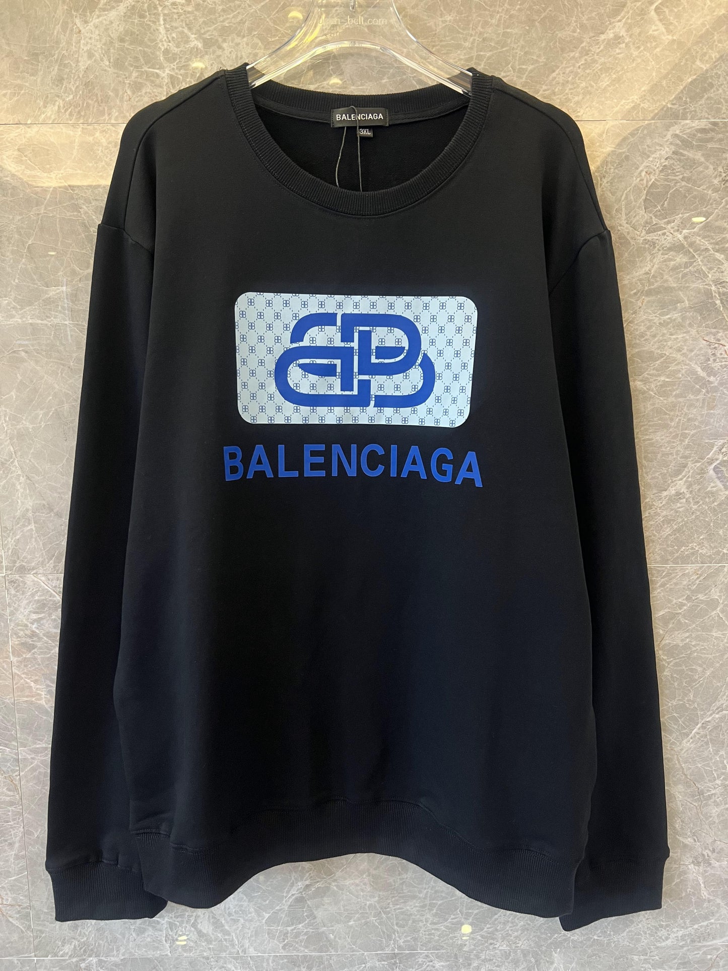 Balenciaga Logo Graphic Sweatshirt - Black