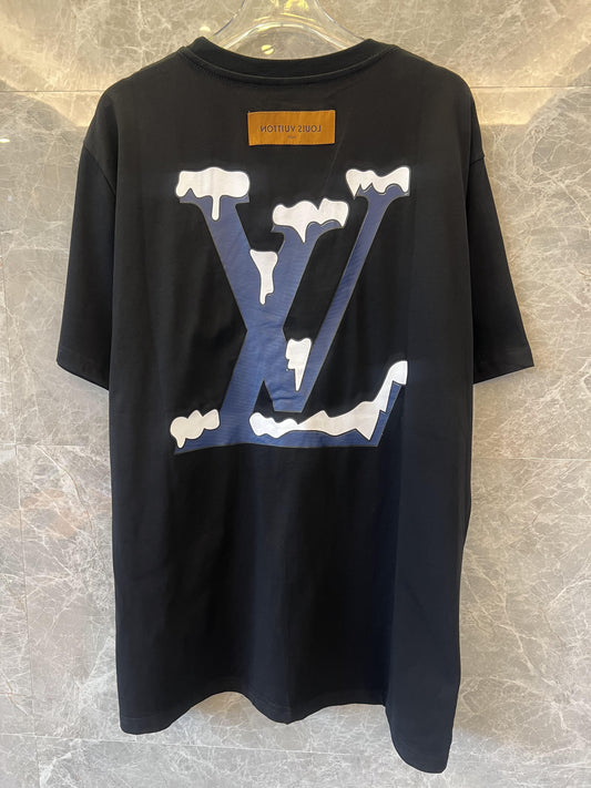 Camiseta gráfica "Do A Kickflip" de Louis Vuitton en negro