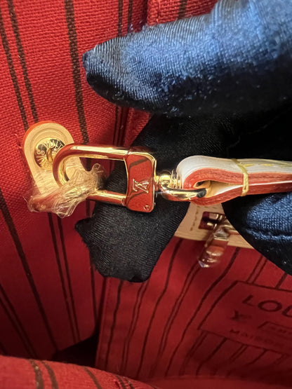 Bolso Louis Vuitton Neverfull de piel auténtica