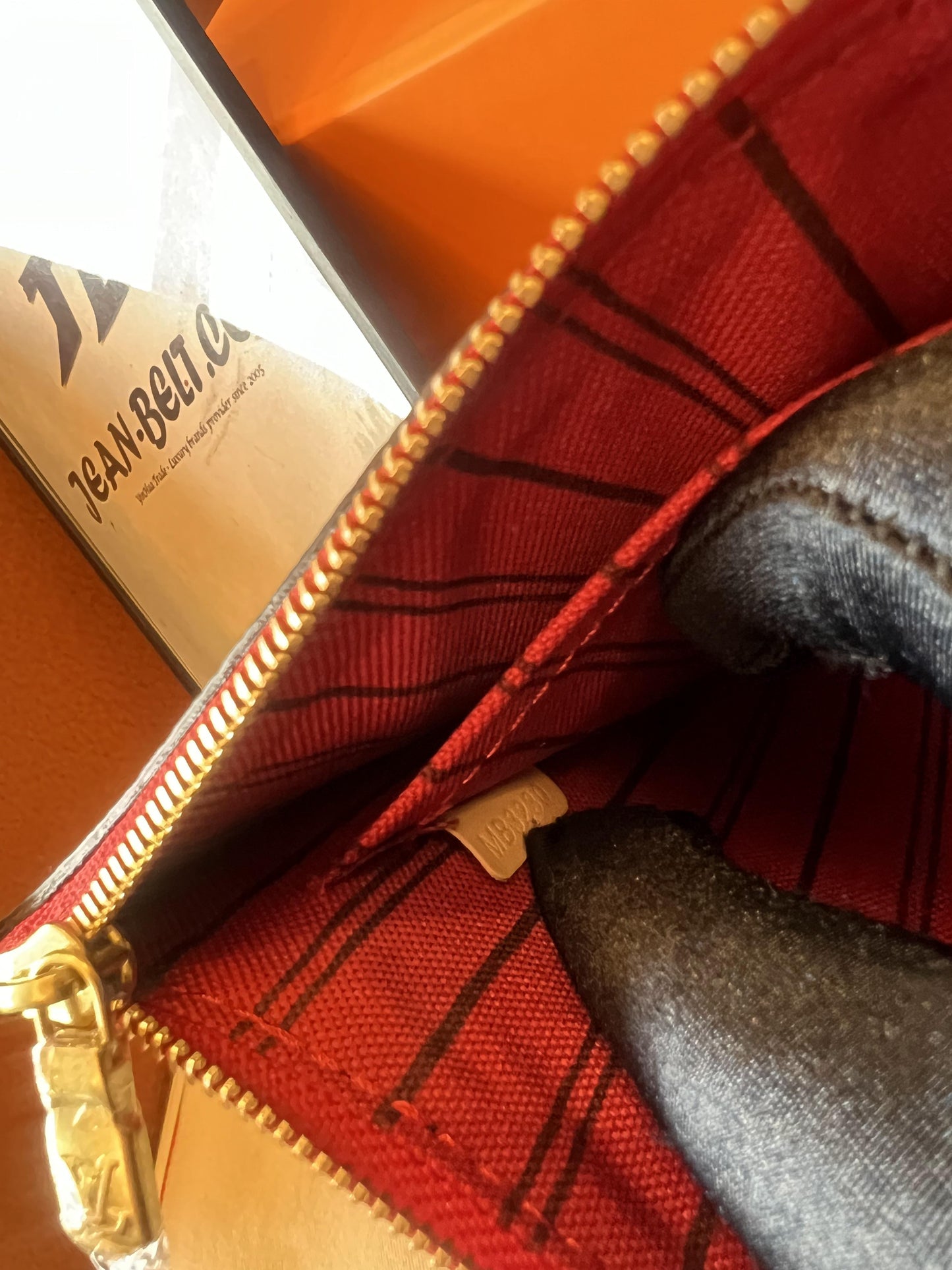 Bolso Louis Vuitton Neverfull de piel auténtica