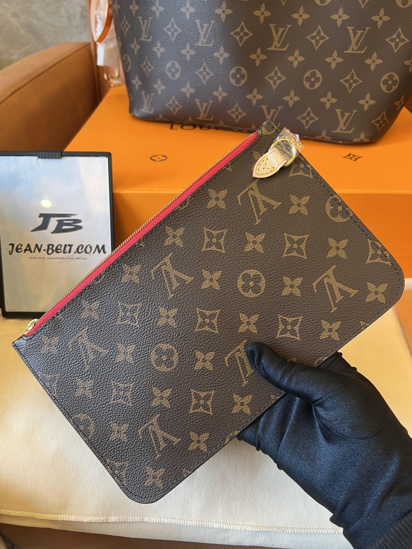 Bolso Louis Vuitton Neverfull de piel auténtica