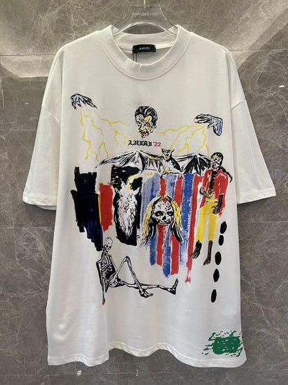 Amiri Graphic Printed T-shirt - White