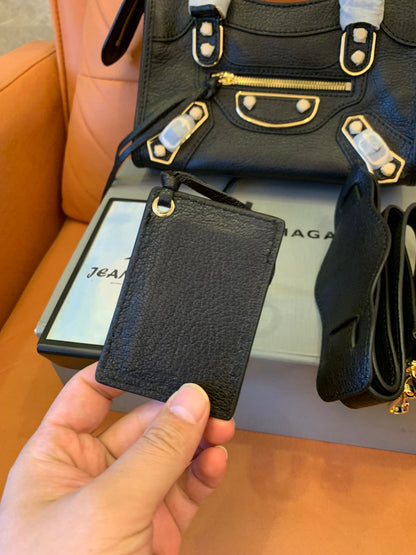 Sac à main Balenciaga Motorcycle Noir