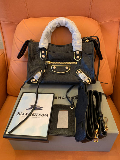 Sac à main Balenciaga Motorcycle Noir