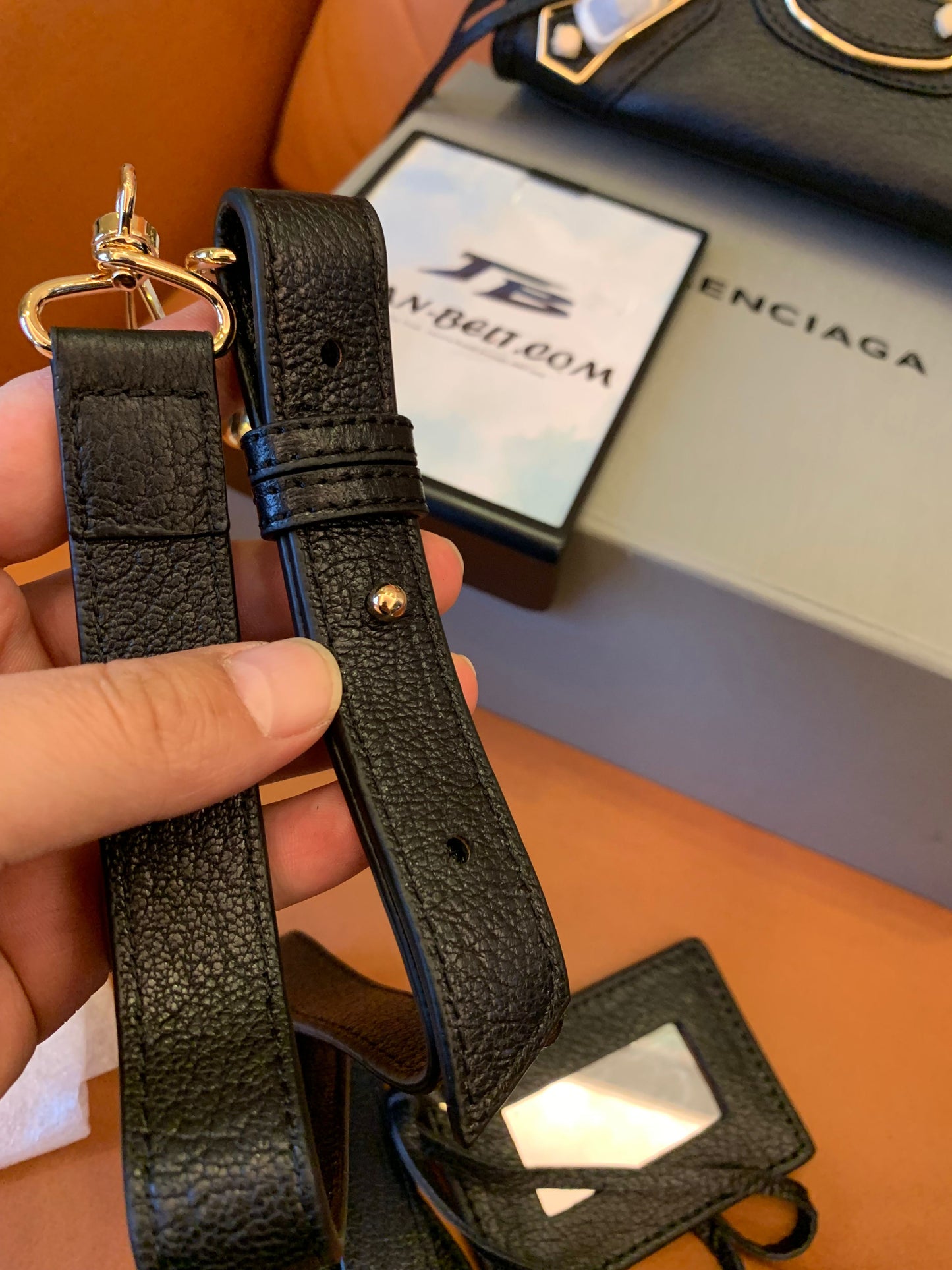 Sac à main Balenciaga Motorcycle Noir