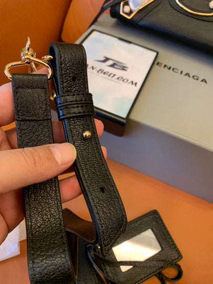 Sac à main Balenciaga Motorcycle Noir
