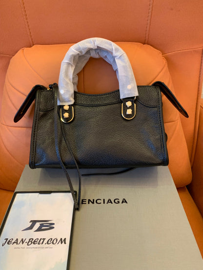Sac à main Balenciaga Motorcycle Noir
