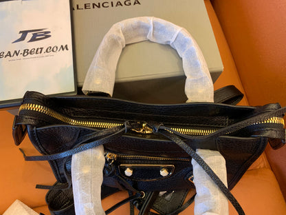 Sac à main Balenciaga Motorcycle Noir