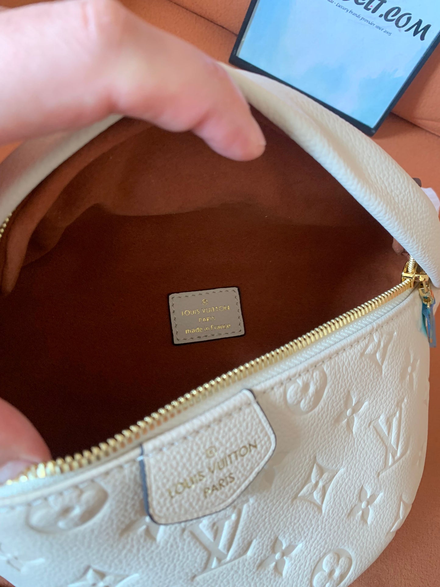 Bolsa Louis Vuitton empreinte creme branco