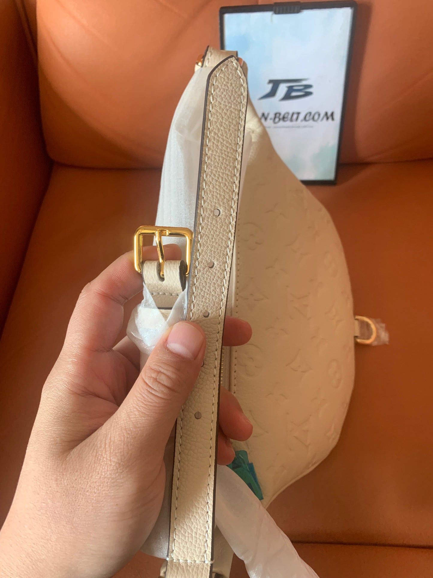 Bolsa Louis Vuitton empreinte creme branco