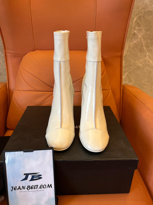 Botines blancos Chanel
