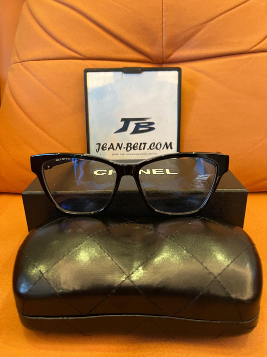 Chanel Rectangular Eyeglasses - Black Frame