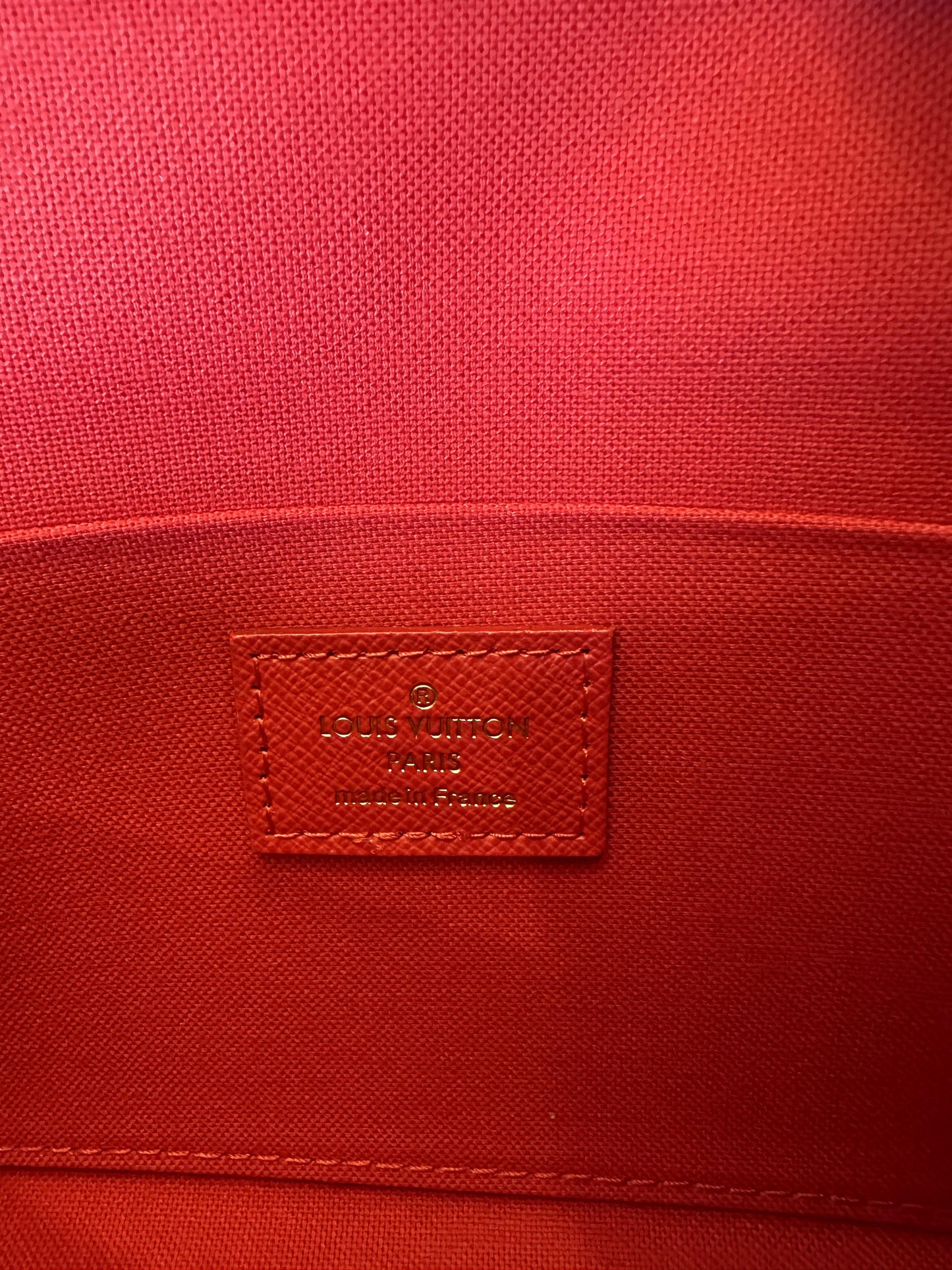 Louis Vuitton bolsa crossbody felicie damier ebene pochette Marrom