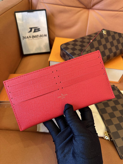 Louis Vuitton bolsa crossbody felicie damier ebene pochette Marrom