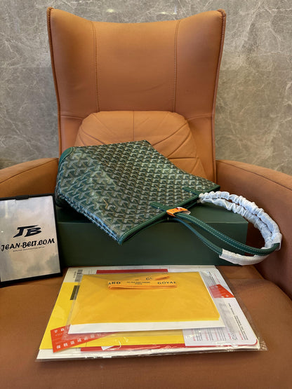 Bolsa de compras Goyard impermeável verde de alta qualidade