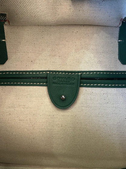 Bolsa de compras Goyard impermeável verde de alta qualidade