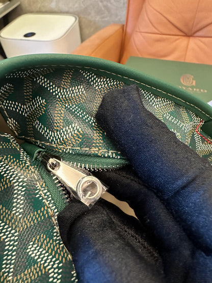 Bolsa de compras Goyard impermeável verde de alta qualidade