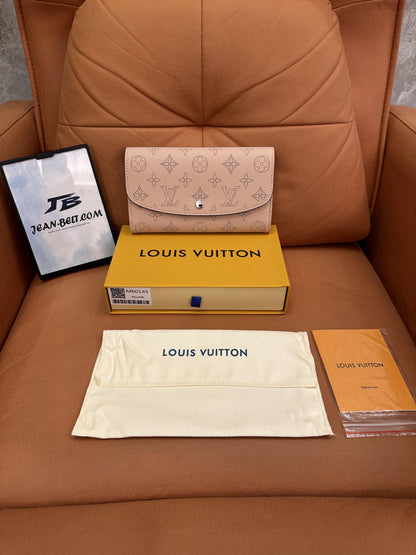 Carteira longa de couro Louis Vuitton Mahina