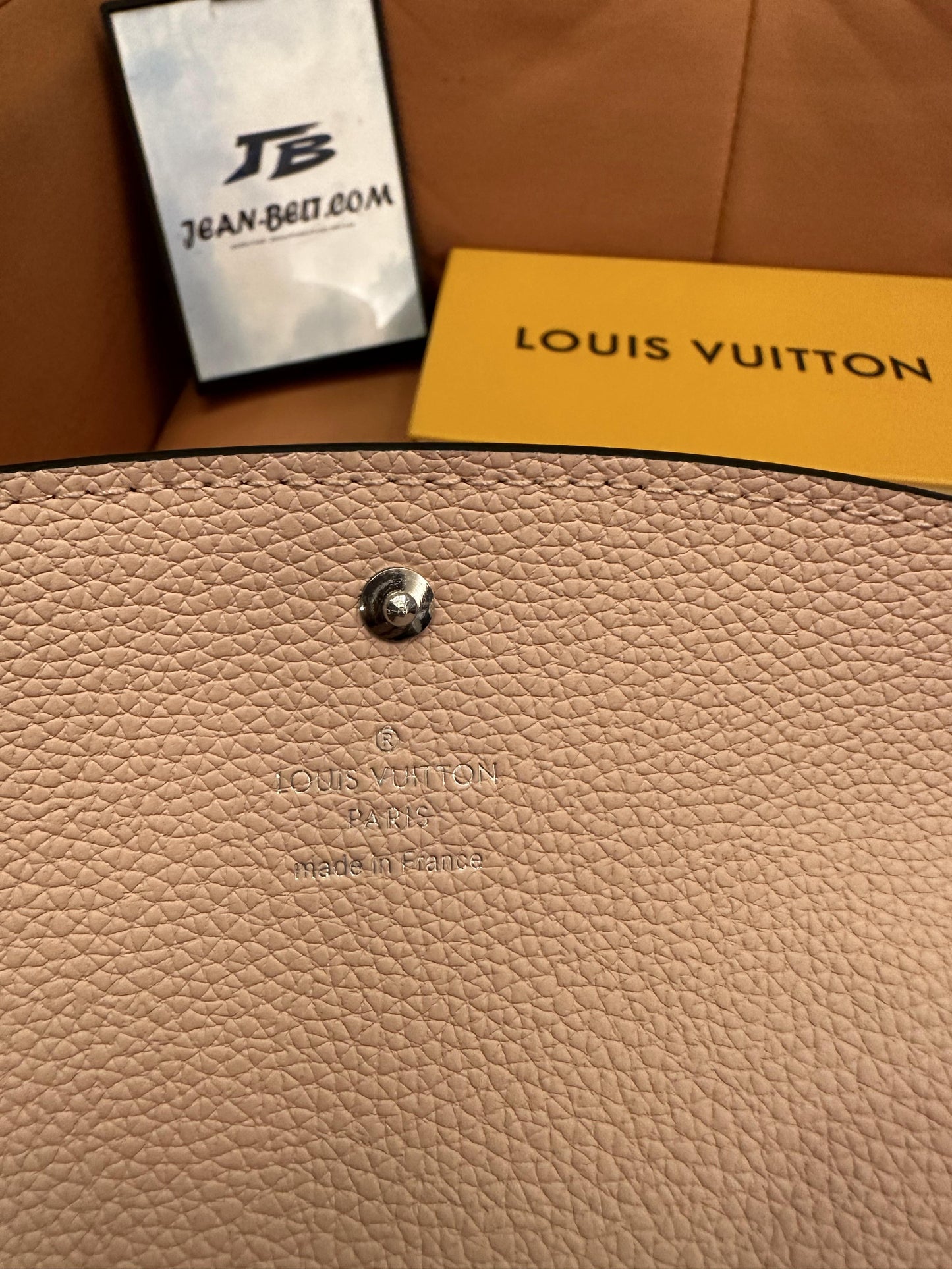 Carteira longa de couro Louis Vuitton Mahina